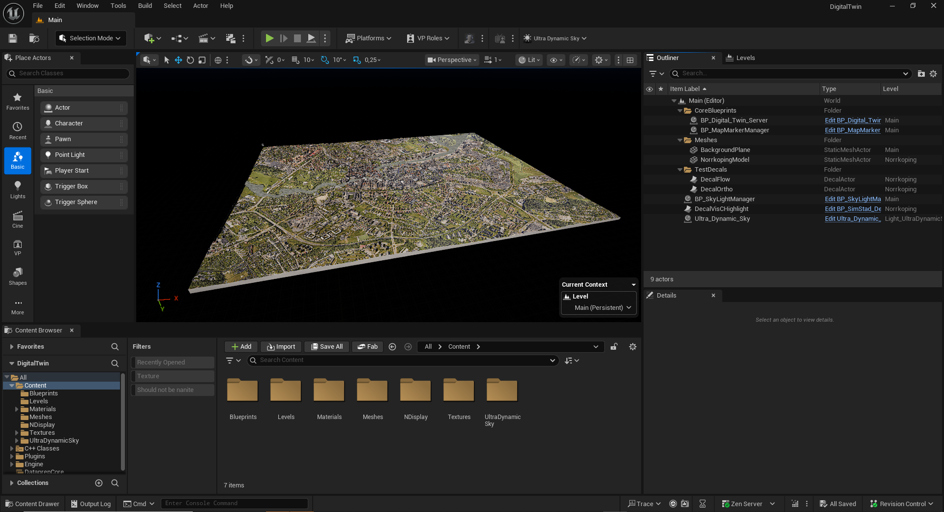 Digital twin editor